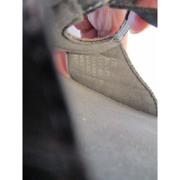 *aravon Taupe Gray Hoop T-Strap Sandal Leather Upper Open Toe - Picture 9 of 11